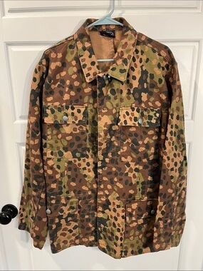 Mil-Tec by Sturm German WWII M44 Pea Camo Field Jacket - repro Size 56